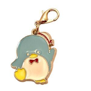 Sanrio Hello Kitty Tuxedo Sam Clip On Charm Zipper Pull Bag Purse Signed